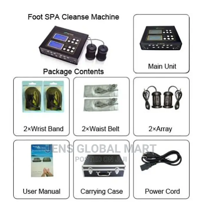 Detoxifying Dual Ionic Foot Spa Machine