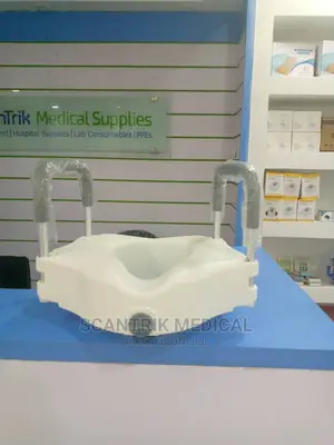 Elderly Care Raised Support Toilet Commode