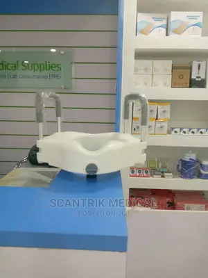 Medical Elongated Raised Toilet Seat With Arms