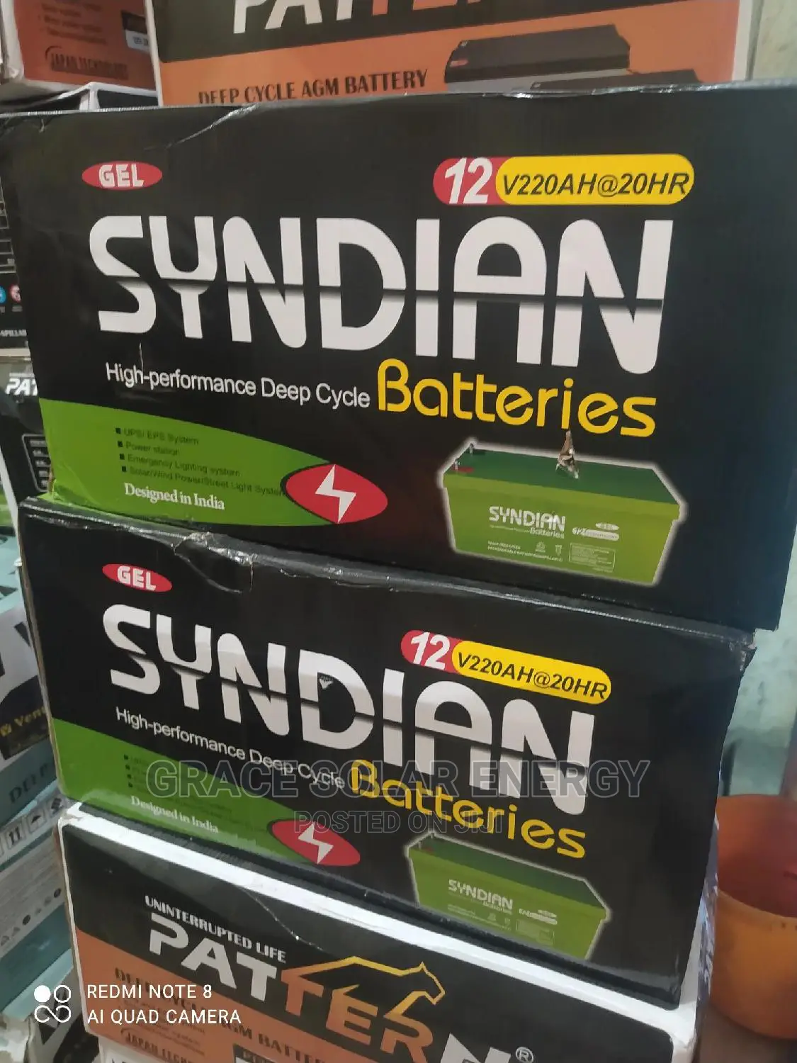 Syndian Battery 12V 220A