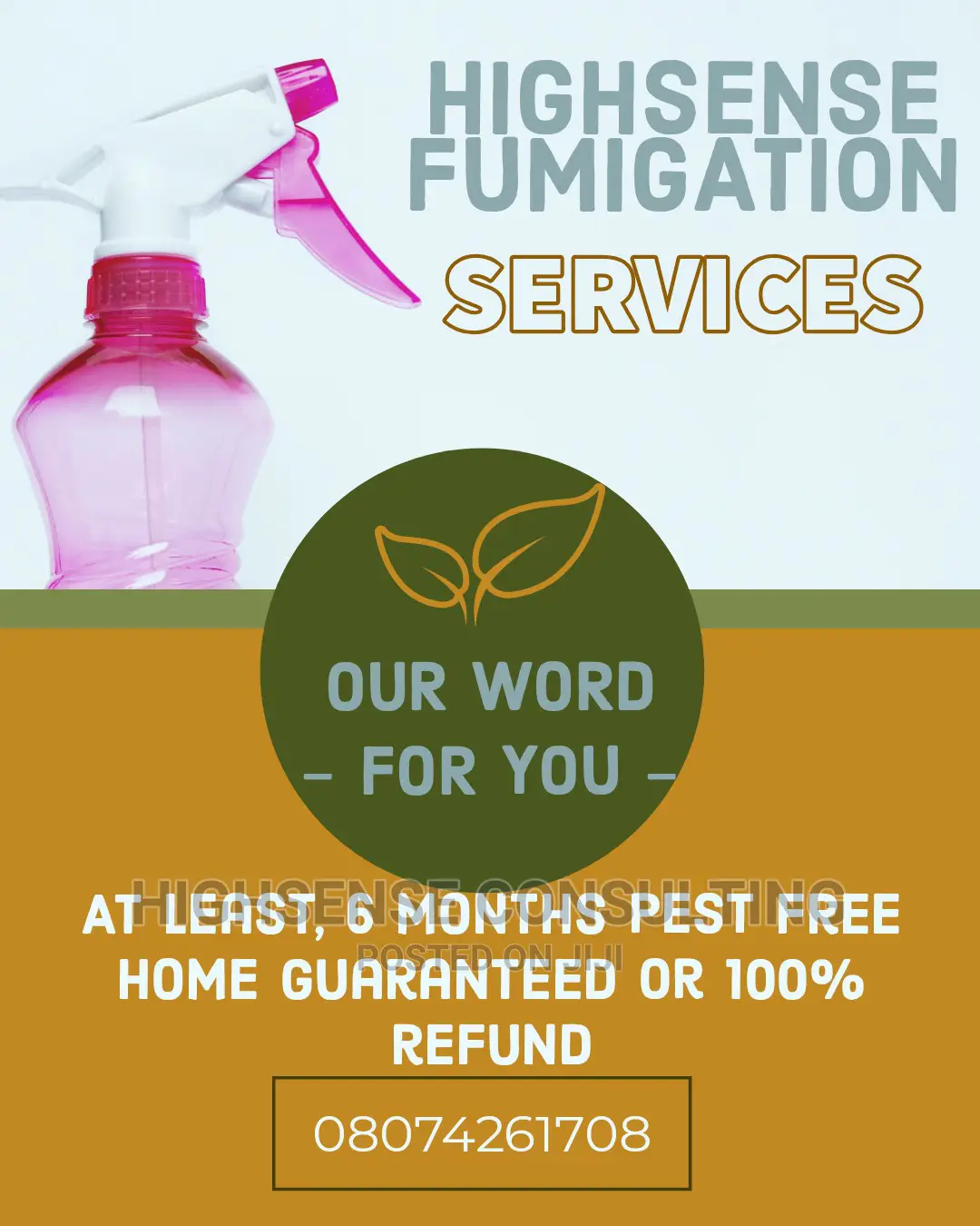 Professional Fumigation Service With Zero Deposit