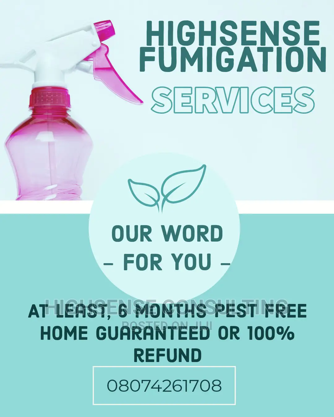 Professional Fumigation Service With Zero Deposit