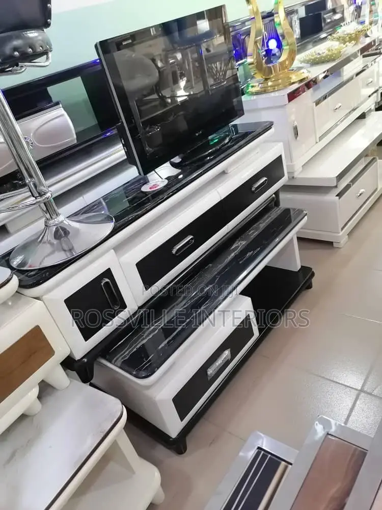 Tv Shelf and Centre Table With Drawers