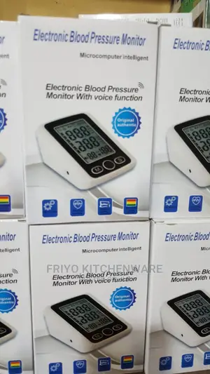 Electronic Blood Pressure Monitor With Voice Note.