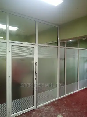 Office Partition With Glass