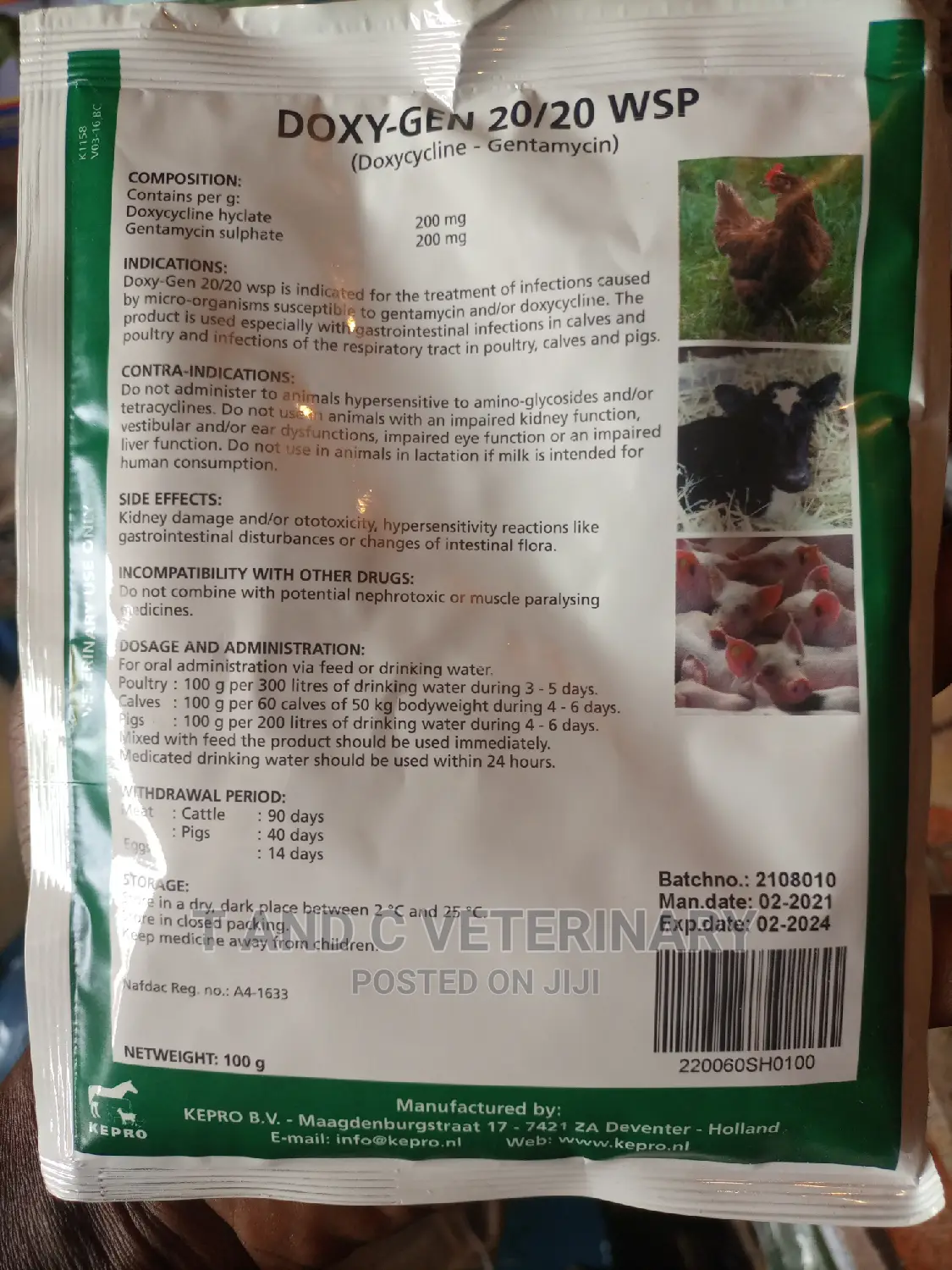 Kepro Doxy - Gen Antibiotics 100g