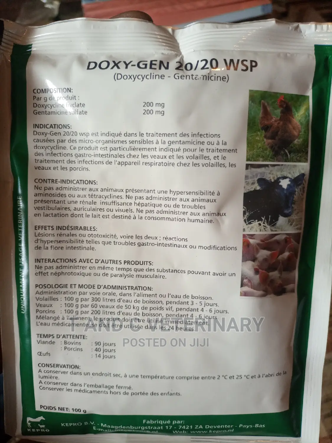 Kepro Doxy - Gen Antibiotics 100g