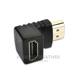 Hdmi-Compatible 90 Degree Right-Angle Adapter HDMI