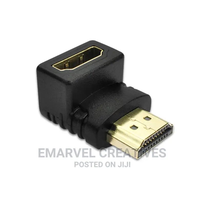 Hdmi-Compatible 90 Degree Right-Angle Adapter HDMI