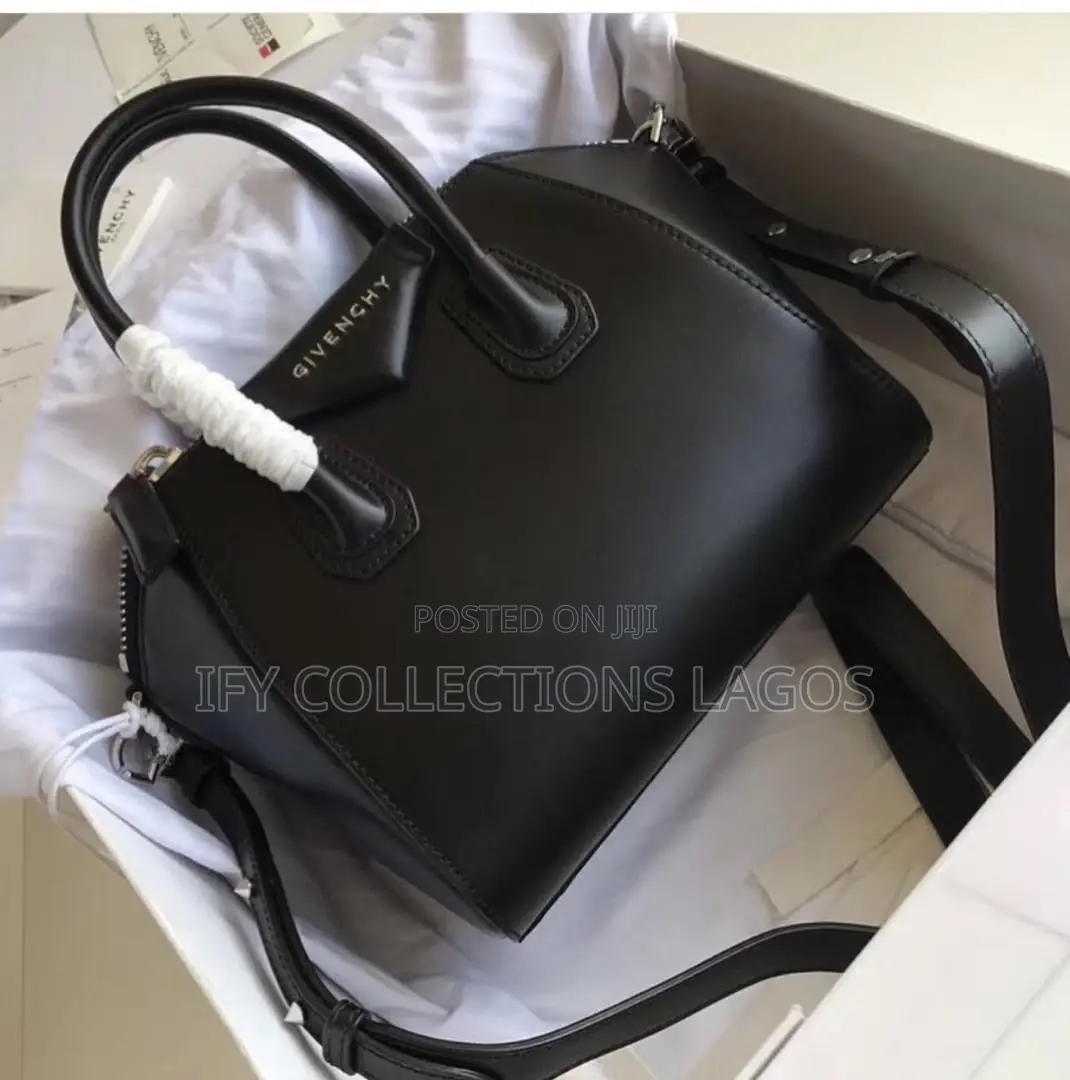 Luxury Givenchy Designer Women's Black Leather Handbags.
