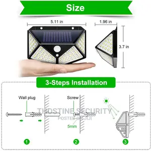Solar Outdoor PIR Sensor Lamp