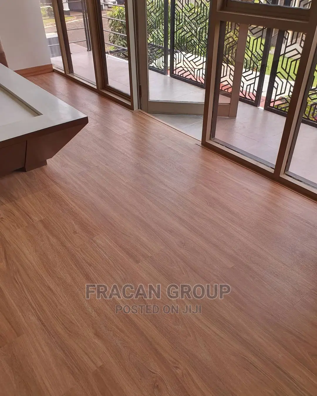 Cover Old Ceramic Tile Using Vinyl Flooring.