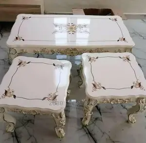 Best Quality Royal Center Table With 2 Side Stools.