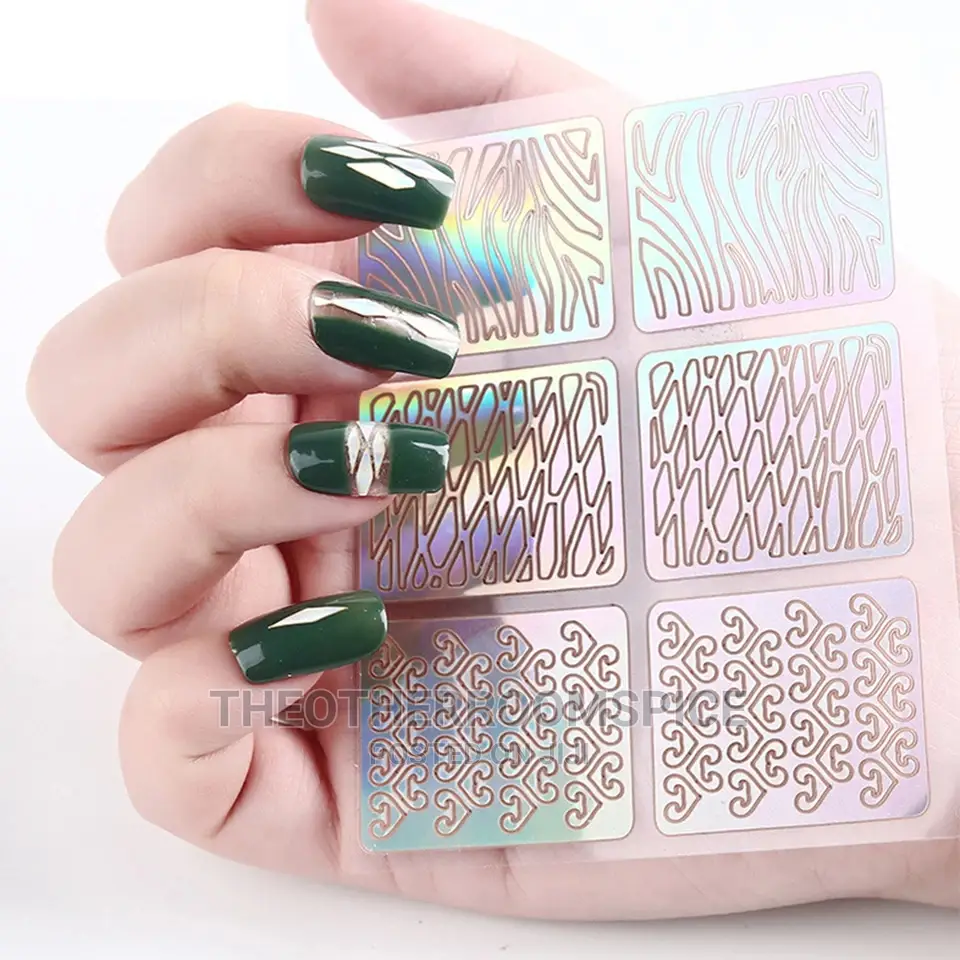 Nail Sticker Manicure Decoration Adhesive Art Template