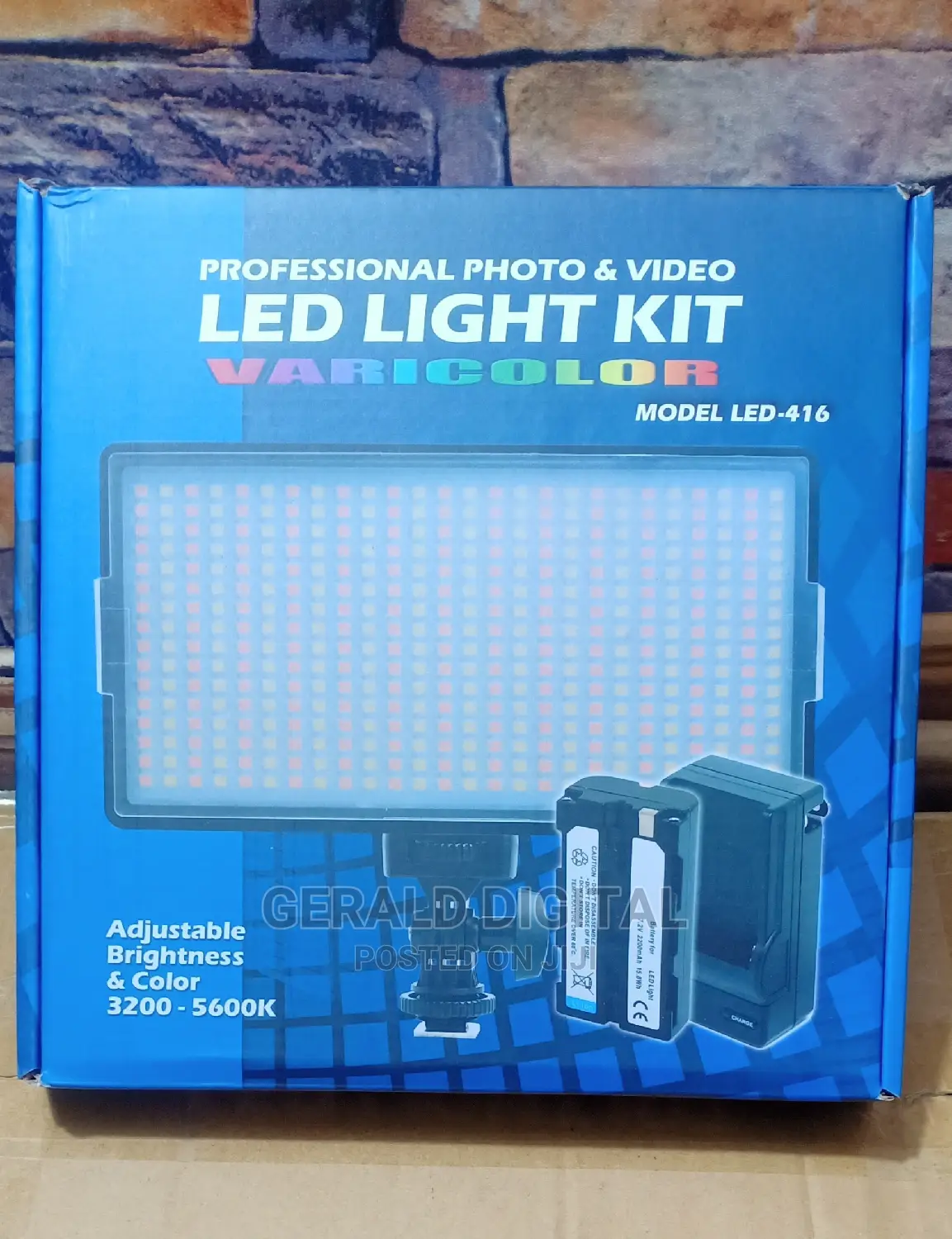Camera Video Light Led 416 Light