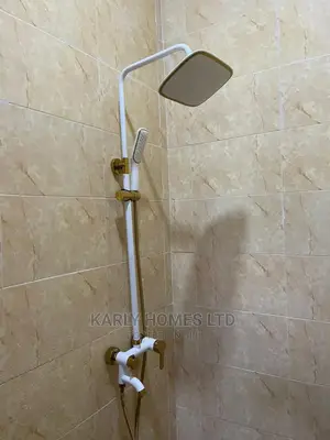 England White and Gold Shower (Complete Shower Sets)