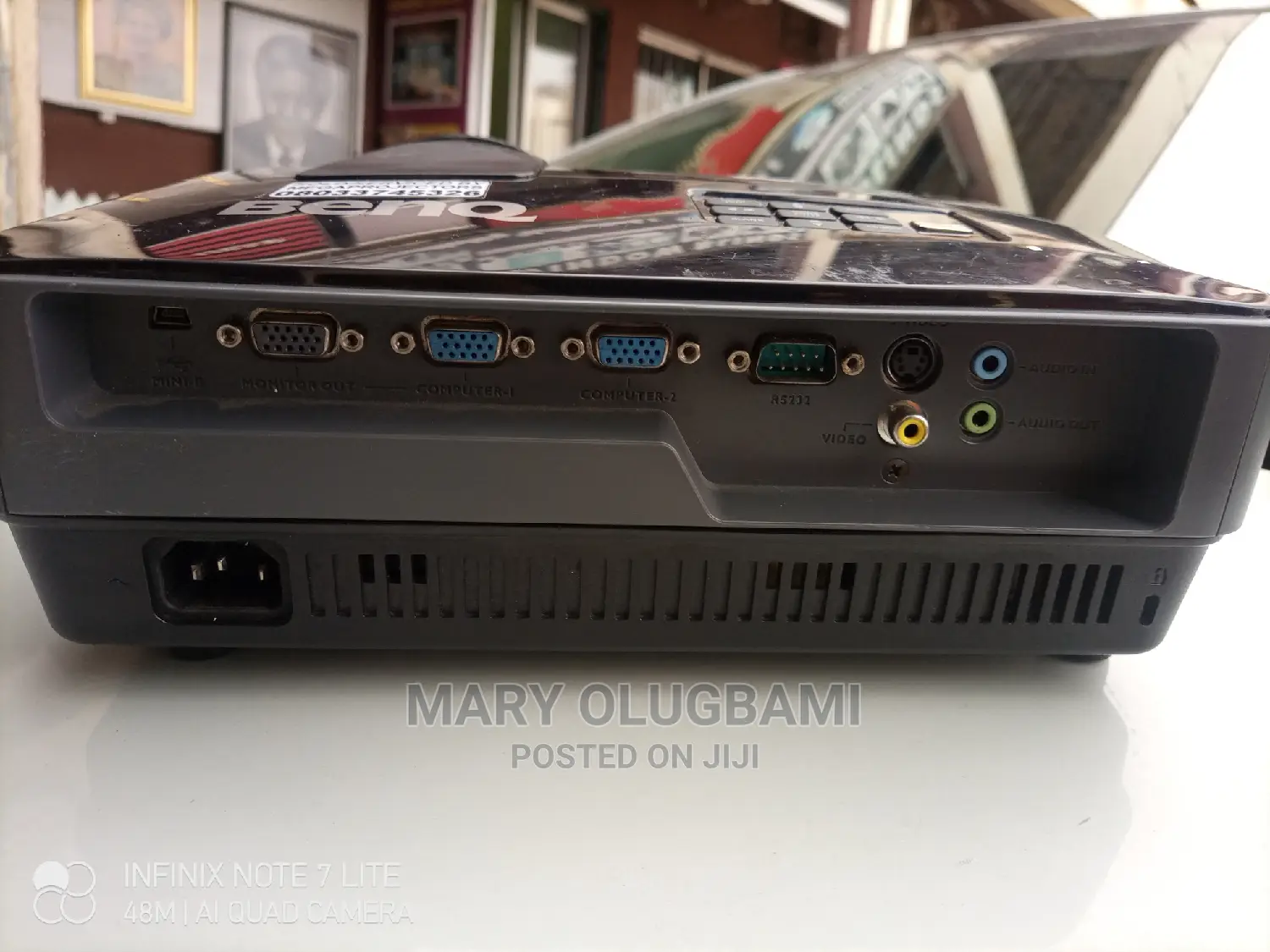 Black Benq Projector for Presentation