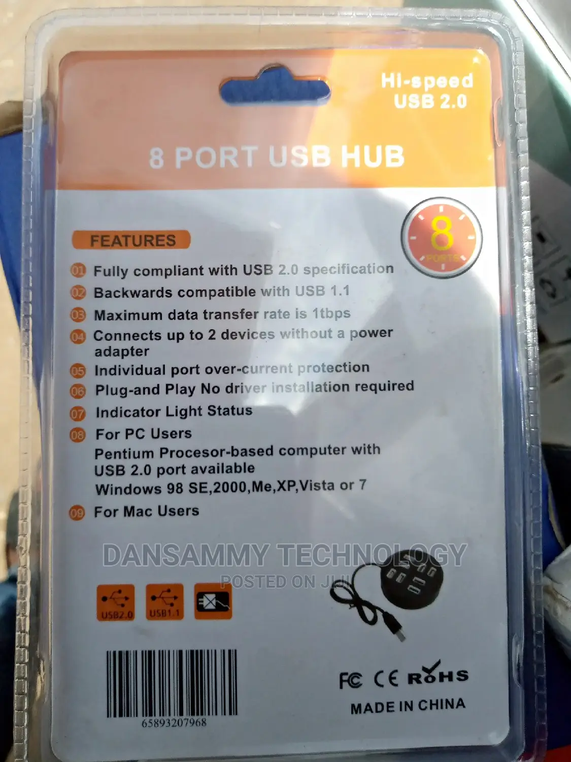 Usb Hub 8 Port