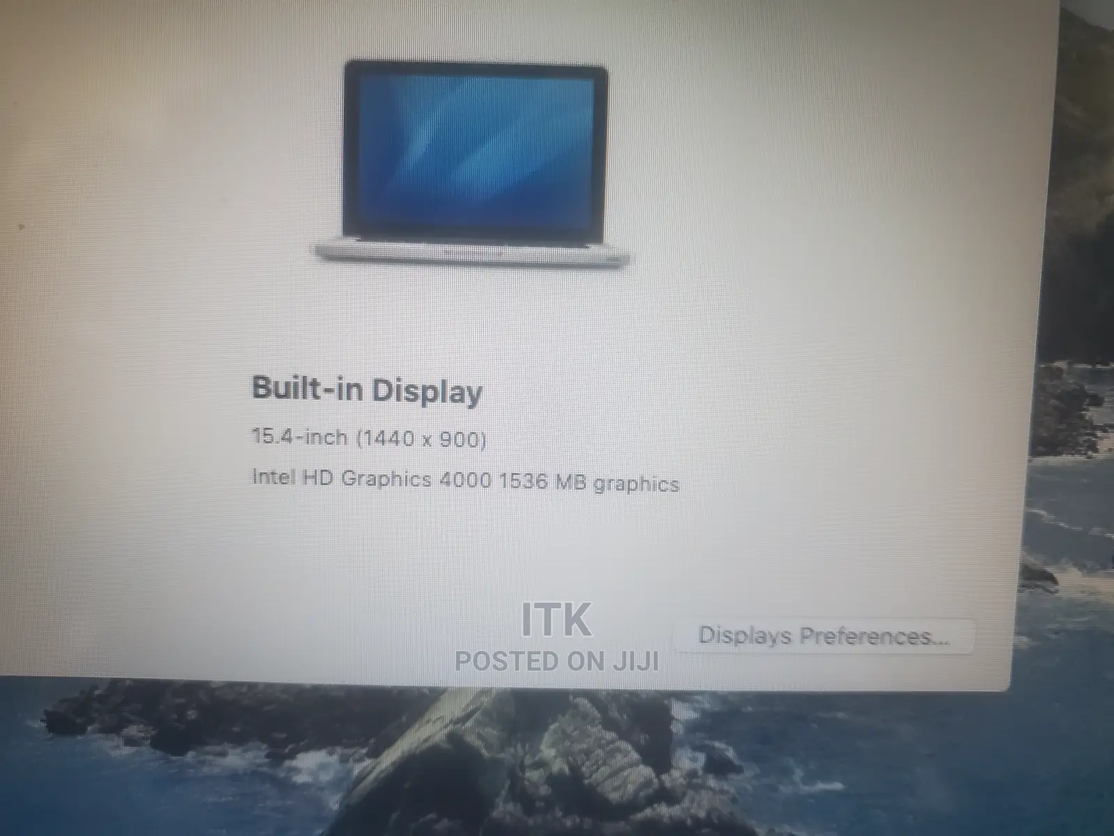 Laptop Apple MacBook Pro 2012 8GB Intel Core I7 HDD 640GB