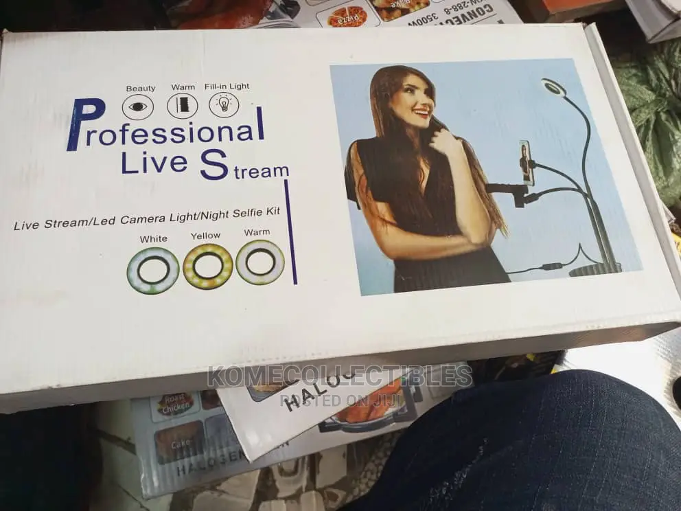 Professional Live Stream Ring Light for Selfie