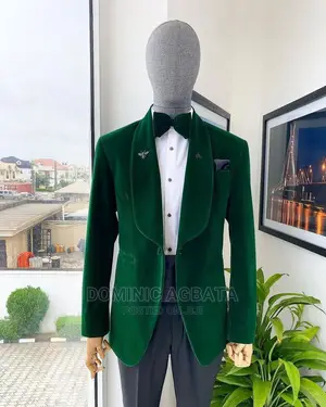 Velvet Forest Green Tuxedo