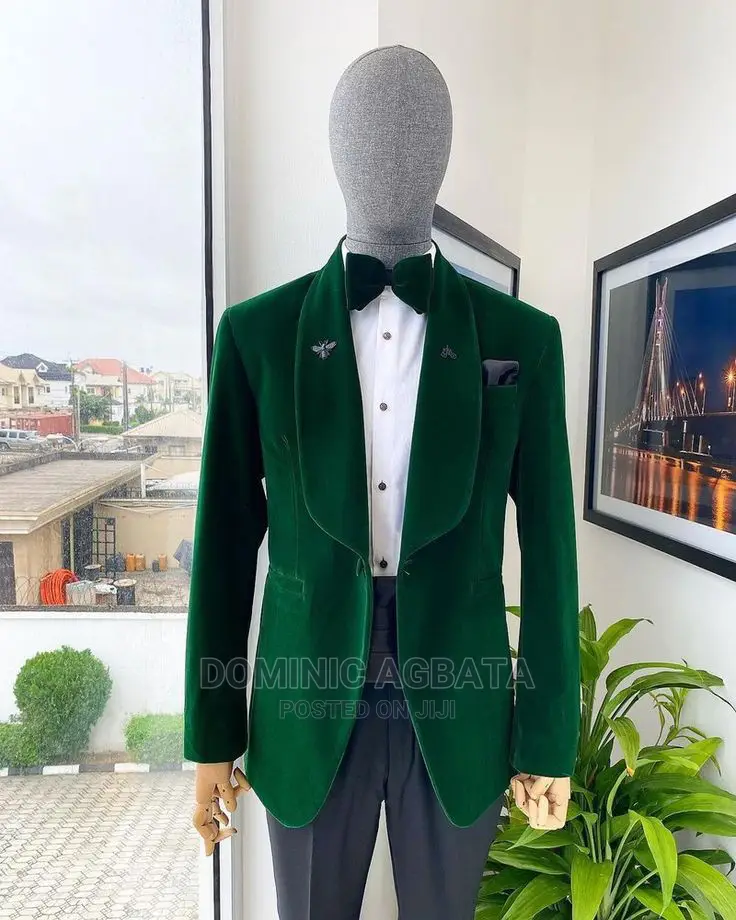 Velvet Forest Green Tuxedo