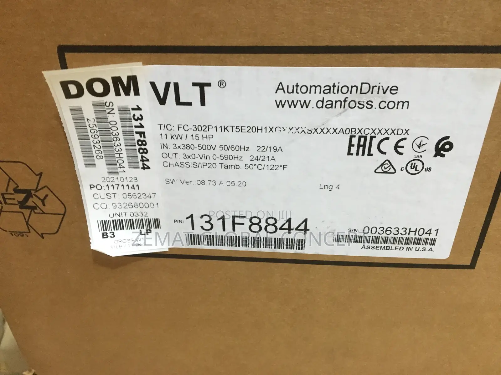 Danfoss Automation Fc 302 Speed Drive