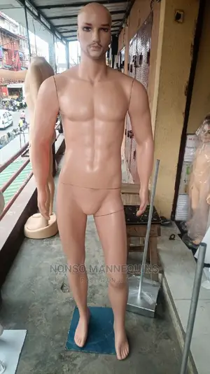 Huge Plastic Bald Head Display Male Clothing Mannequins