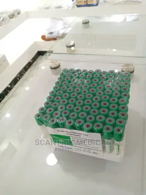 Lab Vacutianer Blood Collection Tube Green Cap