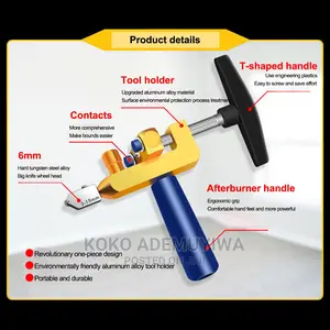 Combined Hand-Held Glass and Tile Cutter
