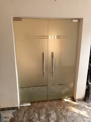 10mm Tampered Double Leaf Door