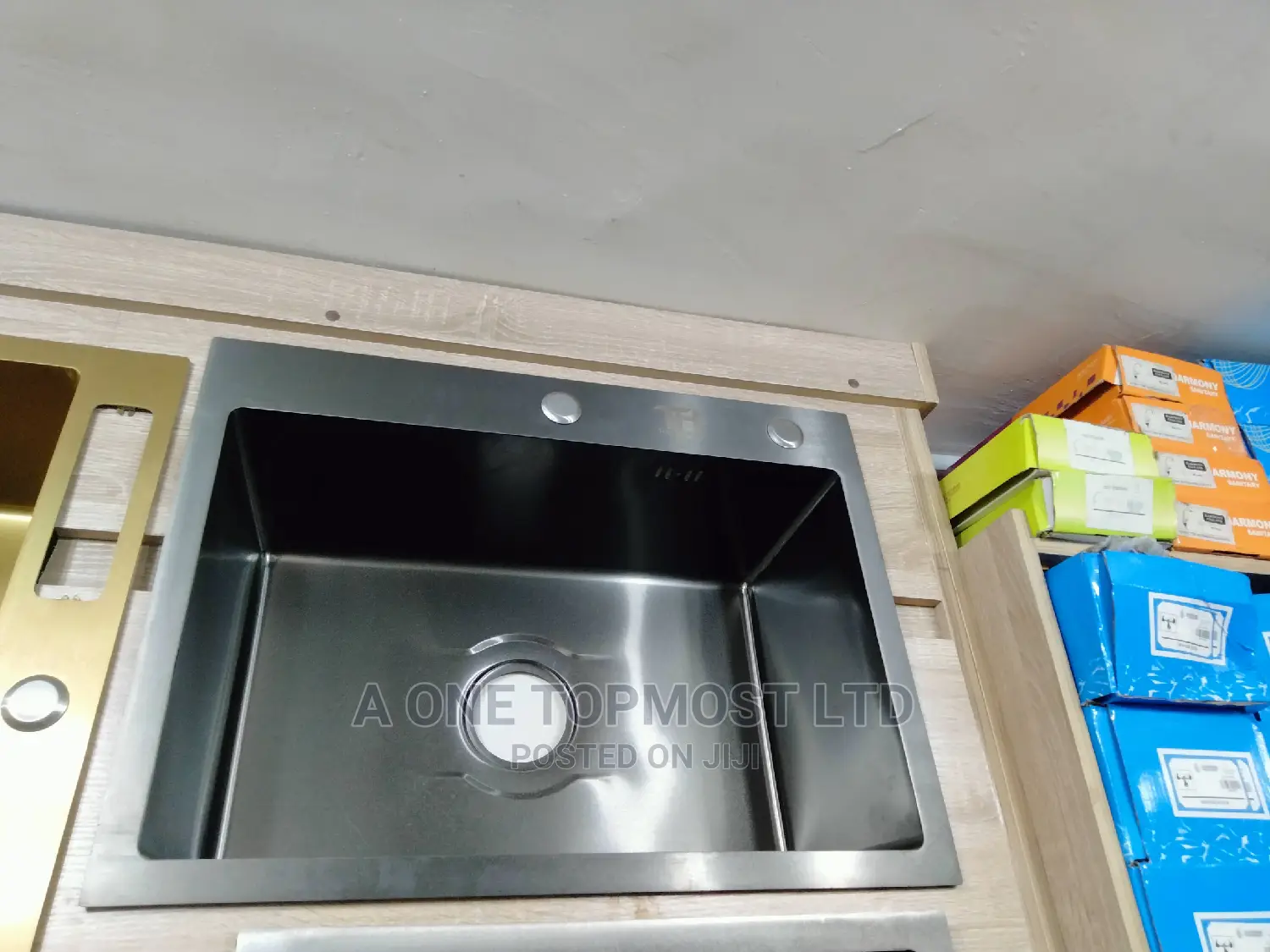 Black Handmade Sink