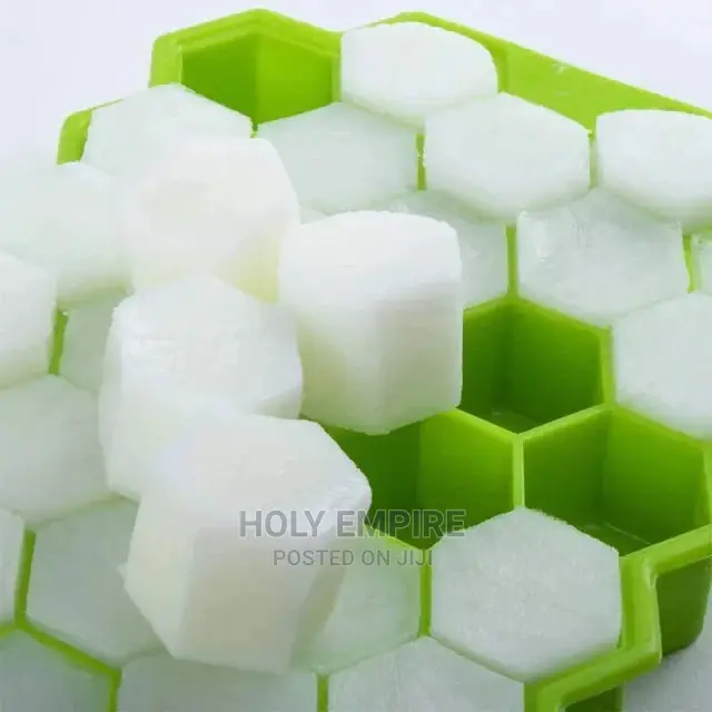 37 Cubes Silicone Ice Cube Maker Mold With Lids