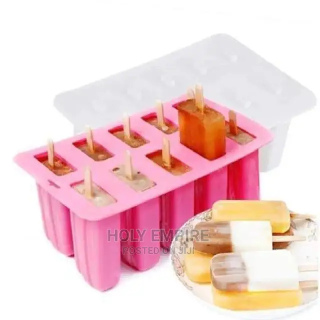 10 Hole Silicone Ice Cream Mold