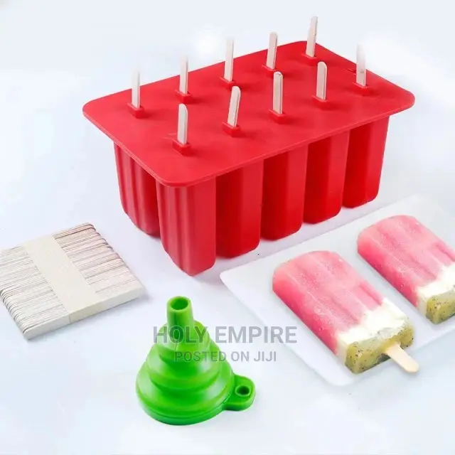 10 Hole Silicone Ice Cream Mold