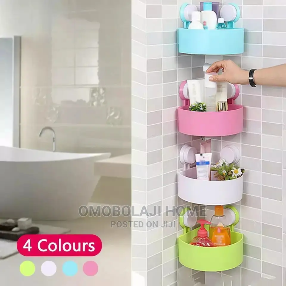 One Piece Bathroom Triangular Shelf