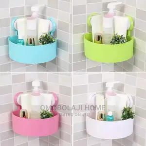 One Piece Bathroom Triangular Shelf