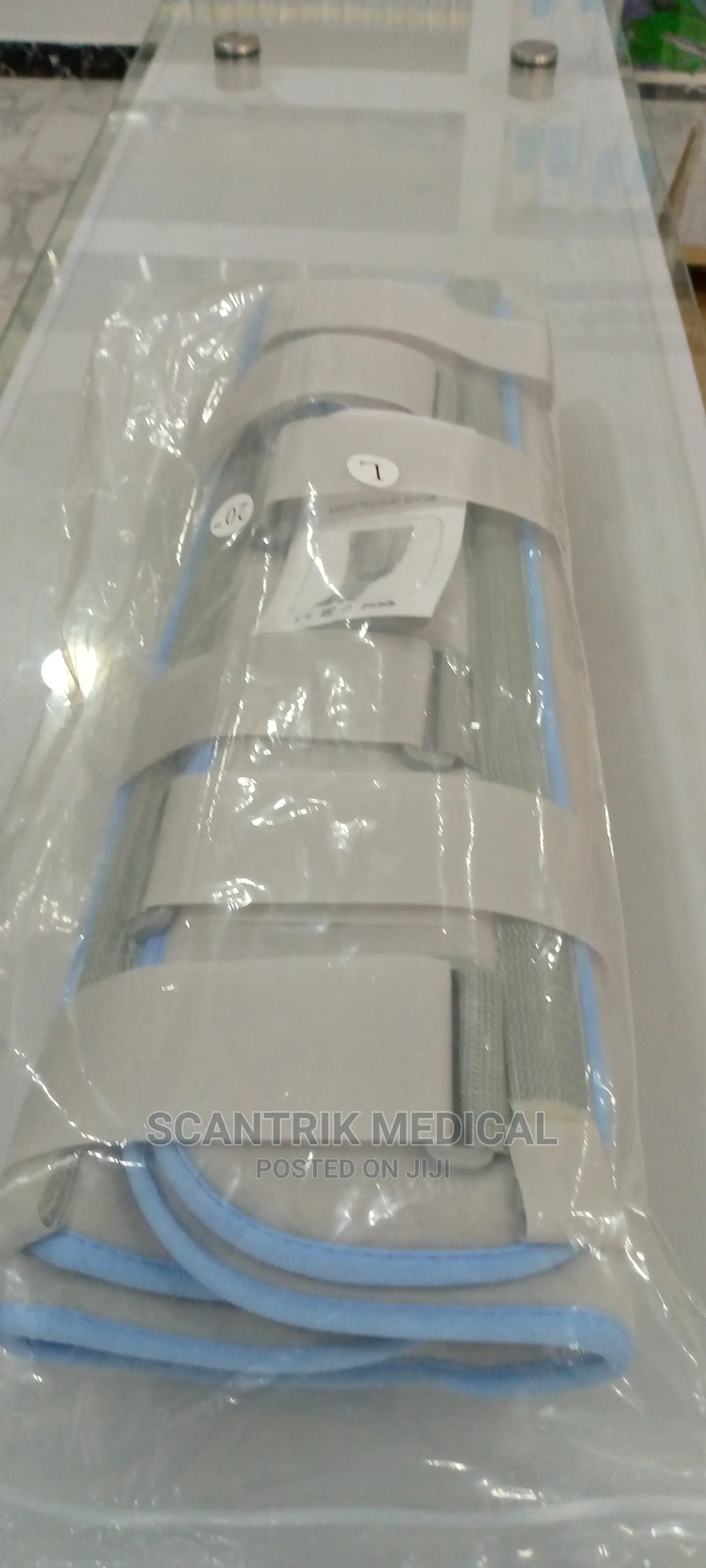 Tri Panel Knee Immobilizer Brace Rigid Support