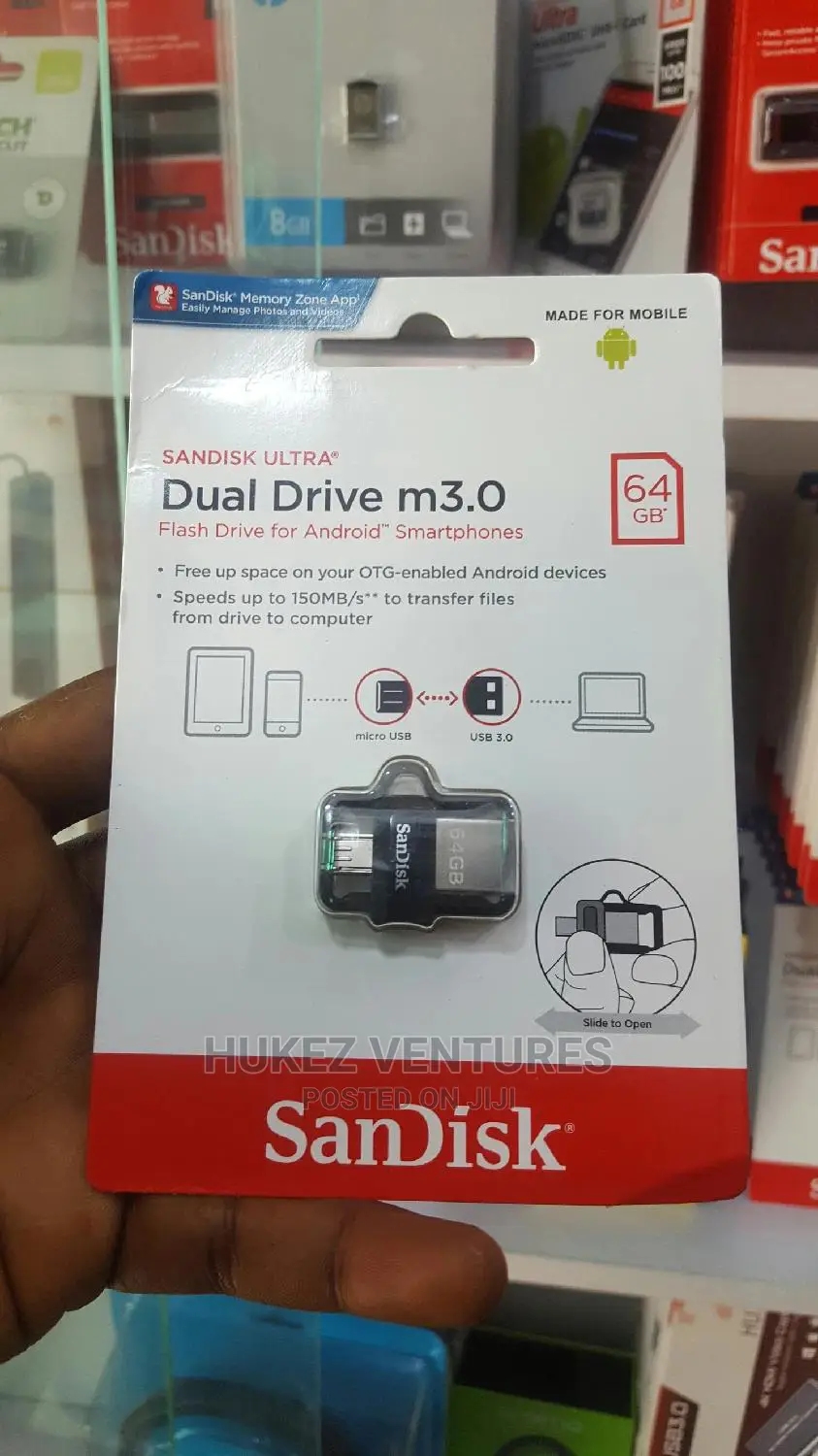 Sandisk Otg Dual Flashdrive 64gb