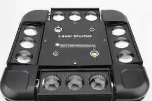 Moving Head 12pcs RGBW 4 in 1 With Laser System