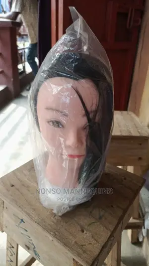 Black Hair Head Mannequins for Learning How to Male Hair