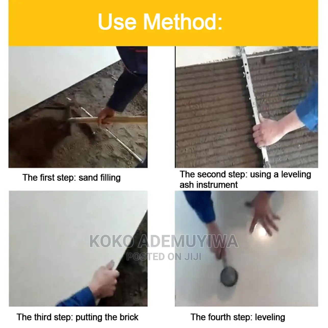 Flat Sand/Mortar Leveling Trowel