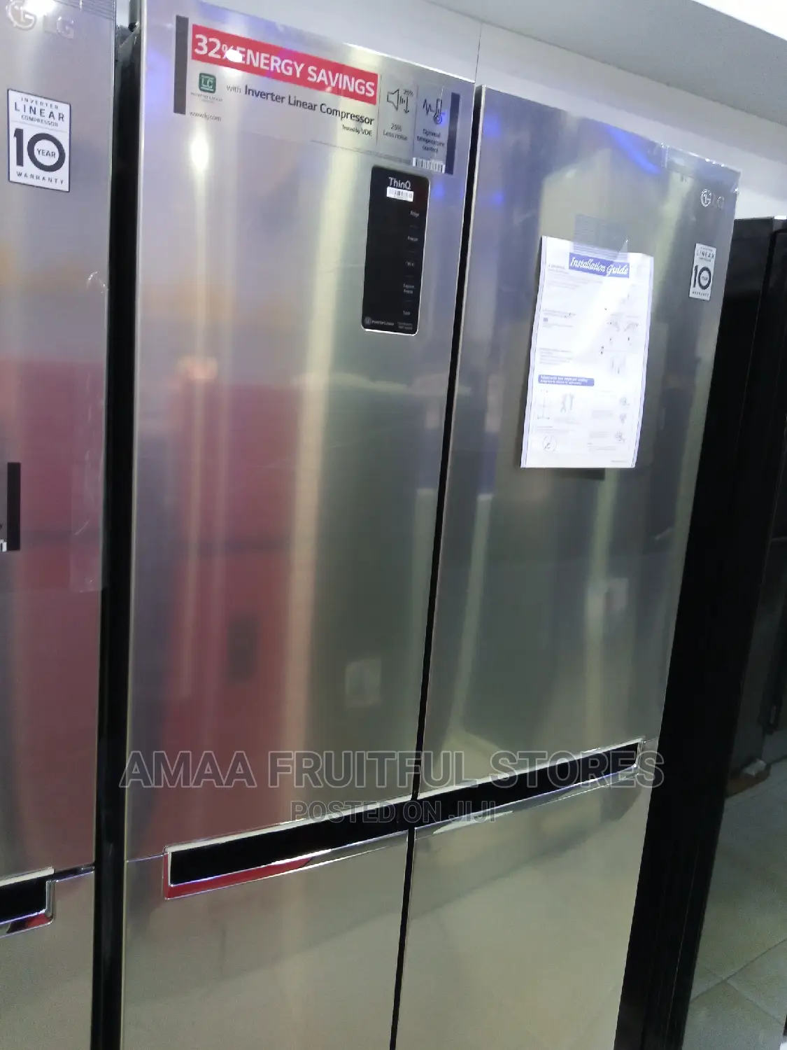 LG Side by Side Refrigerator