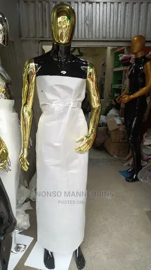 Honey Comb Male Chrome Display Mannequins