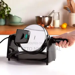 Vonshef Industrial Waffle Maker With Rotating Iron