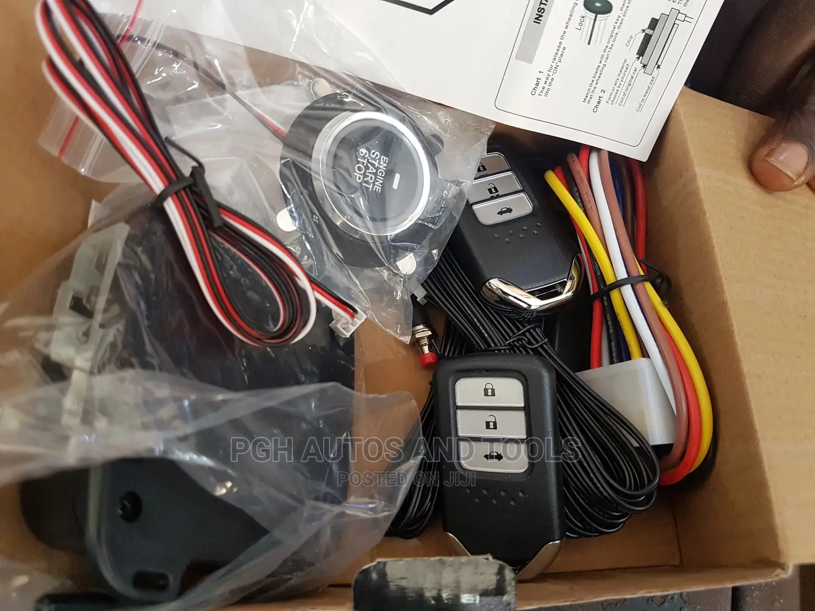 Keyless/Push Start System (Thumb Car Starter)