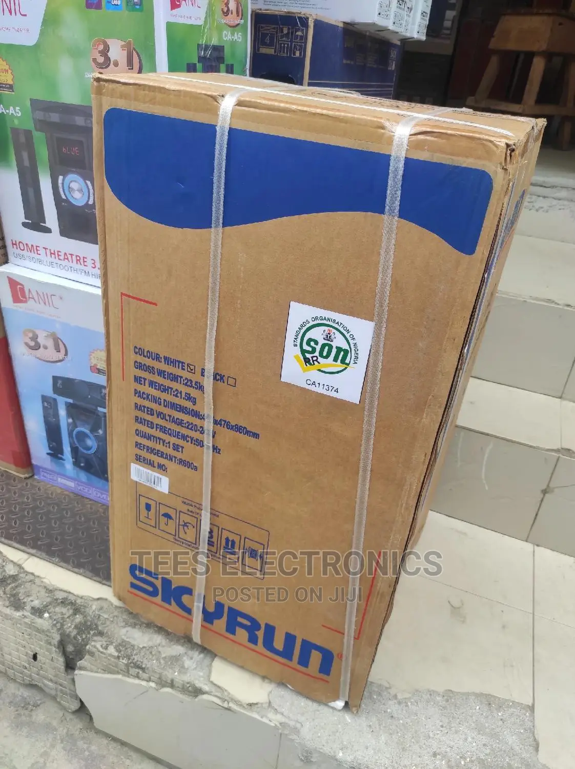 SKYRUN Tabletop Single Door Refrigerator