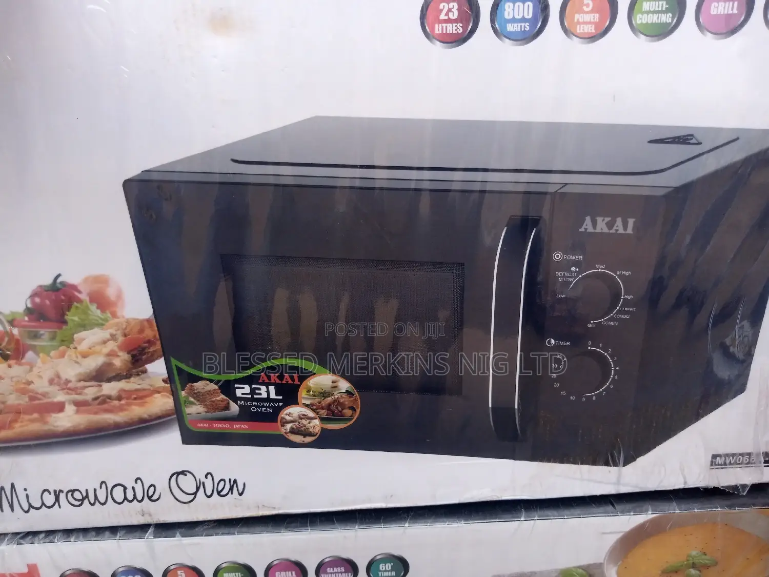 Akai Microwave Oven With Grill 23litres
