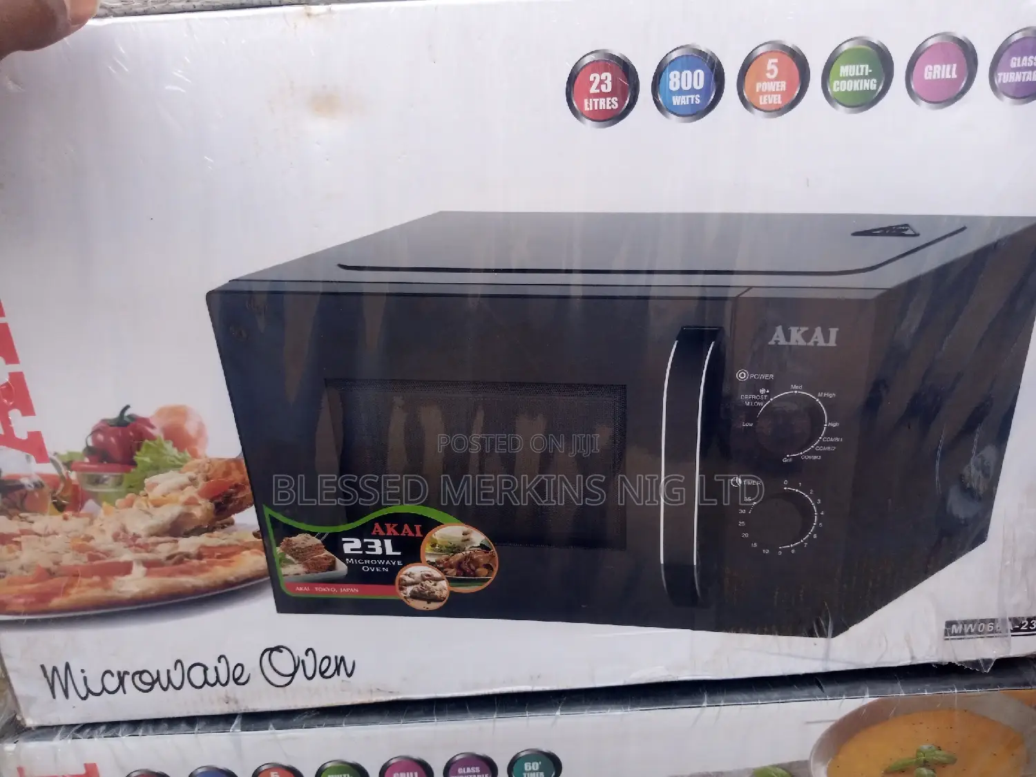 Akai Microwave Oven With Grill 23litres