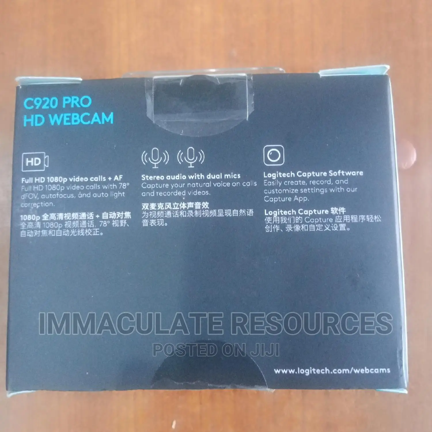 Original Logitech C920 Pro Webcam